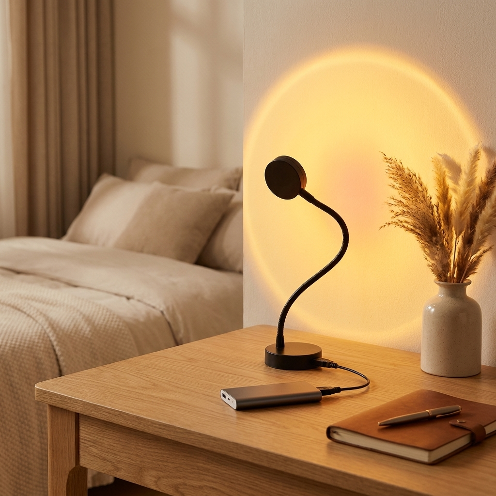 Luméa™ Mini Sunset Lamp (USB, 7 Colors)