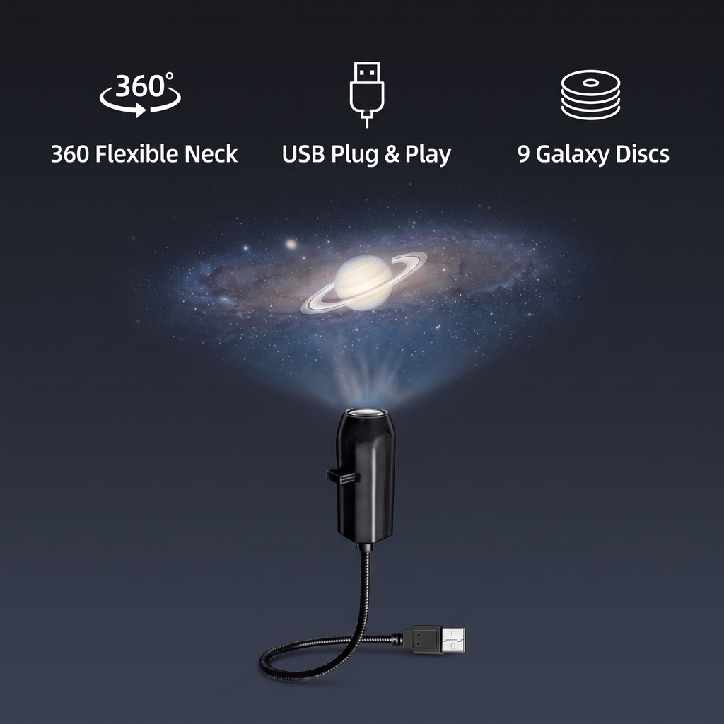 Luméa™ Galaxy Star Projector